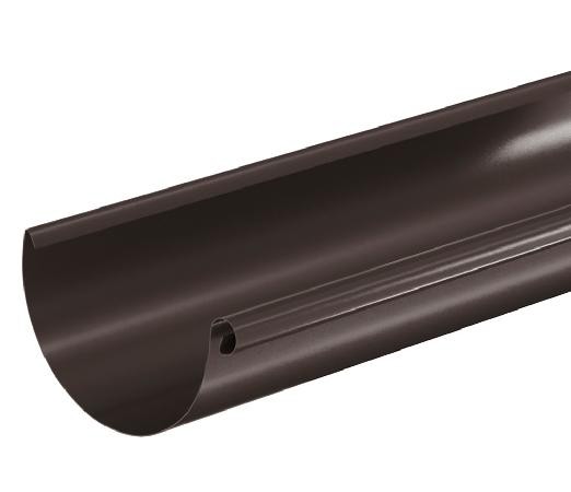 Водосток Aquasistem, система 150/100 - Водосточный желоб 3.00м RR 32 Тёмно Коричневый купить в Воронеже