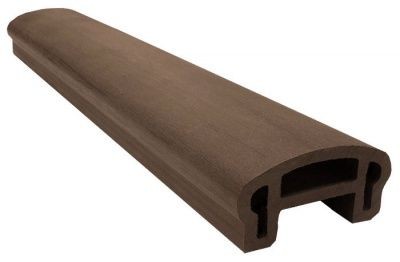 Перила вехнее фигурное Woodvex Select Темно - Коричневый купить в Воронеже