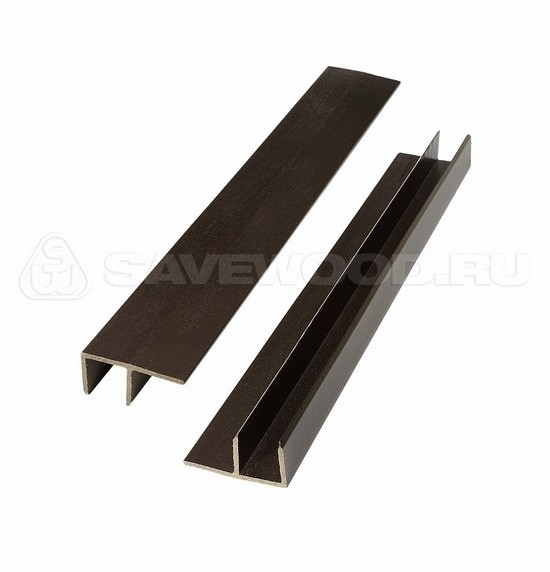 F-профиль ДПК Savewood – Тёмно-коричневый купить в Воронеже