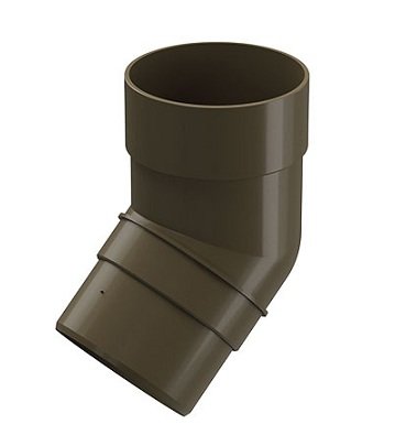 Колено 45˚ Docke Premium ПВХ - Каштан купить в Воронеже