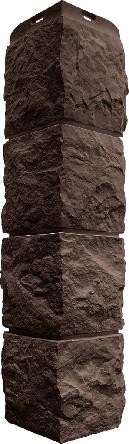 Угол наружный Альта-Профиль Туф ЭКО Коричневый купить в Воронеже