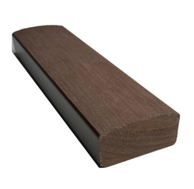 Лавочный брус Ecodecking Некст полнотелый брашированный 70х35 шоколад (под заказ) купить в Воронеже