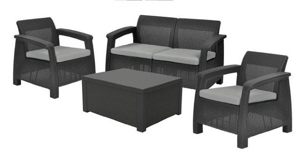 Комплект Corfu box set со столиком-ящиком для подушек (Европа) купить в Воронеже