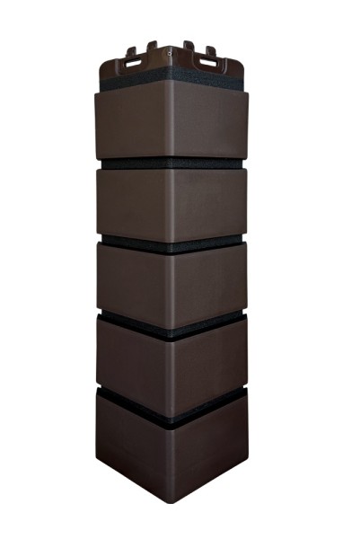 Угол Grand Line клинкерный кирпич ПРЕМИУМ Шоколадный (шов RAL 9005) купить в Воронеже