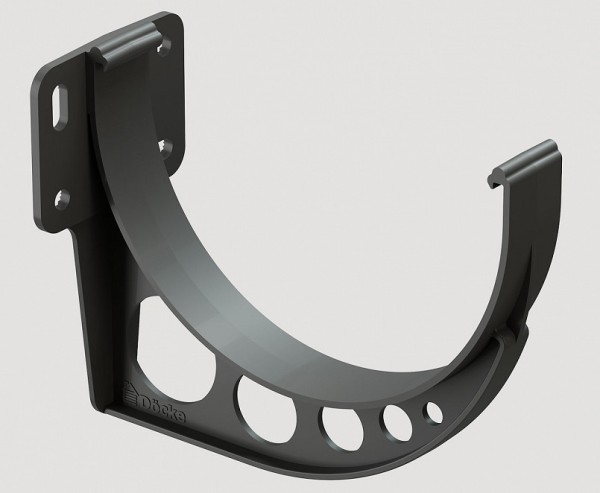 Кронштейн желоба ПВХ Docke STANDART серый купить в Воронеже