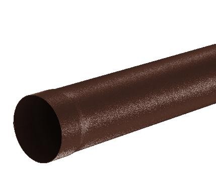 Водосток Aquasistem, Система 150/100 - Труба водосточная 1.00м RAL 8017 Коричневый matt купить в Воронеже