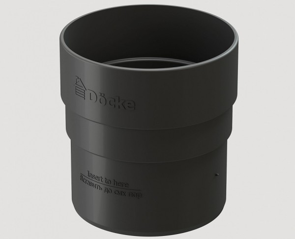 Муфта соединительная ПВХ Docke STANDART серый купить в Воронеже