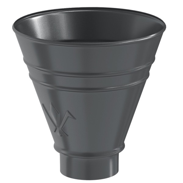 Водосток Aquasistem, система 125x90 - Воронка водосборная круглая RR 23 Маренго купить в Воронеже