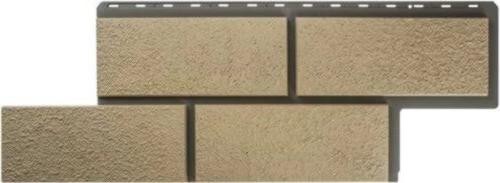 Фасадная панель Альта-Профиль Неаполитанский камень - Слоновая Кость купить в Воронеже