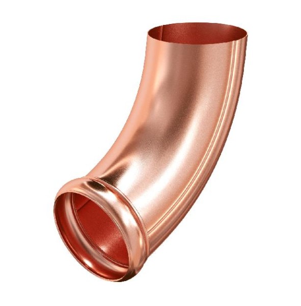 Водосток Aquasistem, система 125x90 - Отвод трубы декоративный медный купить в Воронеже