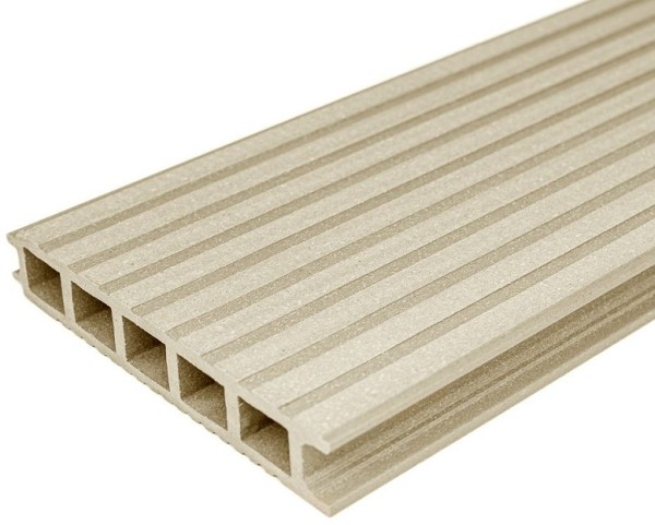 Террасная доска из ДПК бесшовная holzhof, Слоновая кость купить в Воронеже