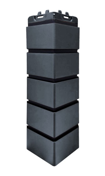 Угол Grand Line состаренный кирпич премиум Графит (шов RAL 9005) купить в Воронеже