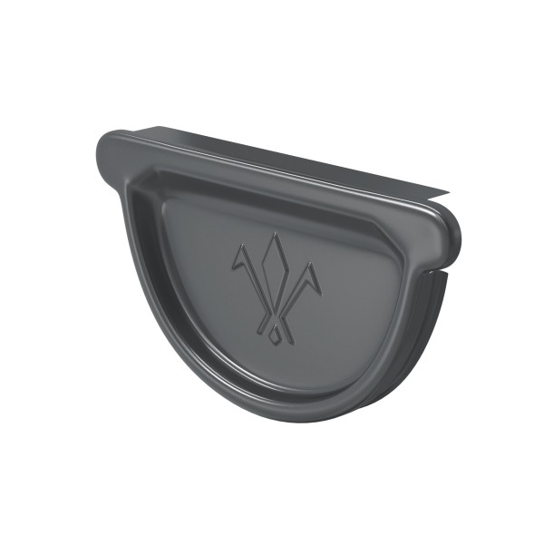 Водосток Aquasistem, система 125x90 - Заглушка универсальная с резиновым уплотнителем RR 23 Маренго купить в Воронеже