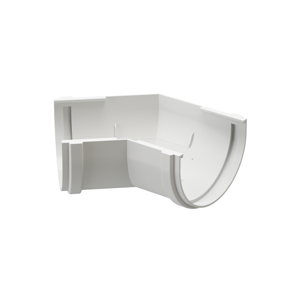 Угол желоба универсал 135˚ Docke Premium ПВХ - Пломбир купить в Воронеже