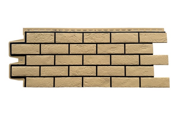 ФП Grand Line состаренный кирпич премиум Песочный (шов RAL 9005) купить в Воронеже