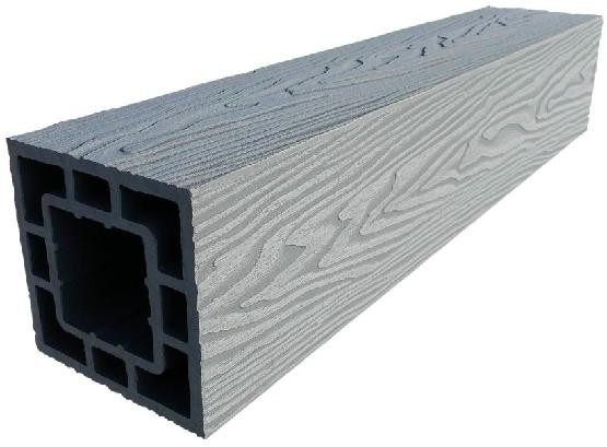 Столб опорный ДПК 3D GardenParkett фактура дерева Серый купить в Воронеже