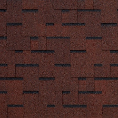 Гибкая черепица Tegola SAN REMO rosso 402 купить в Воронеже