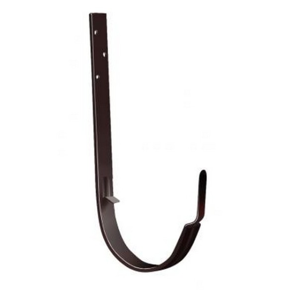 Водосток Grand Line 125x90 – Кронштейн длинный RAL 8017 купить в Воронеже