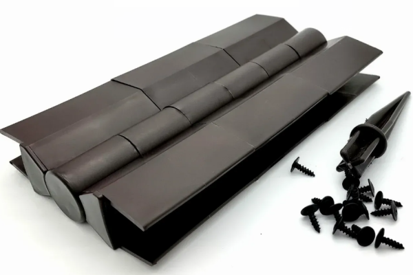 Угловой элемент поворотный, пластиковый от 60° до 300° для доски 225х30 мм из ДПК коричневый Holzhof  купить в Воронеже