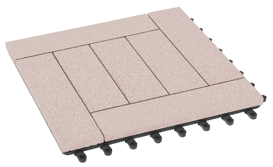 Модульный паркет ДПК GRINDERDECO Комфорт 6 Выбеленный дуб купить в Воронеже