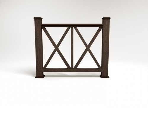 Ограждение из ДПК FG7 венге купить в Воронеже