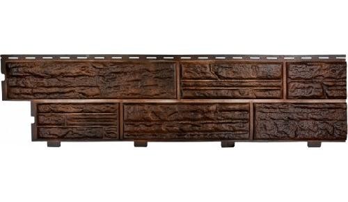 Формованный Сайдинг Сланцевая порода, Коричневый купить в Воронеже